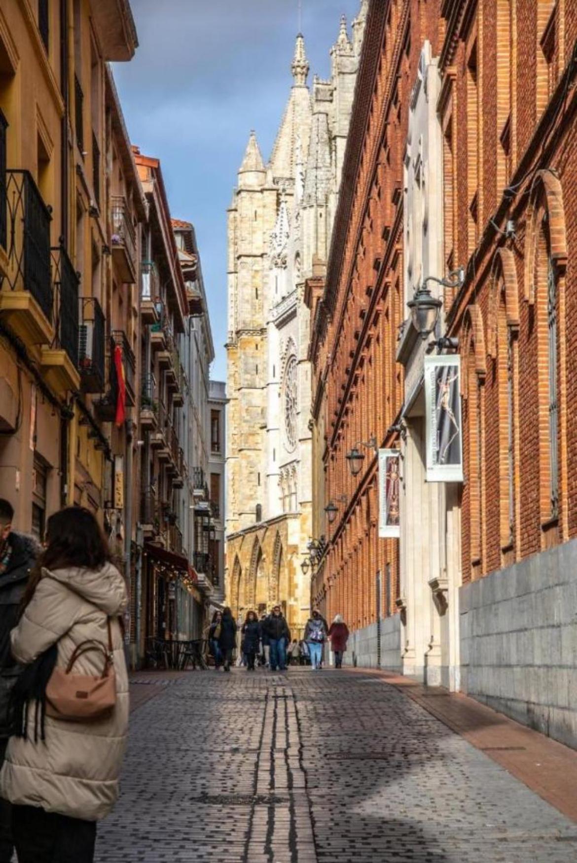 Ferienwohnung Apartamento A 15 Segundos De La Plaza Mayor Y 1 Minuto De La Catedral León Exterior foto